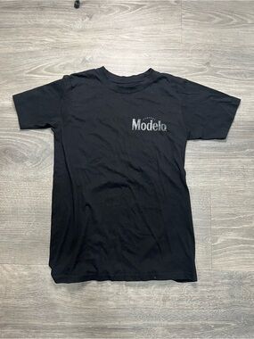 Modelo Black Logo Tee - Men's Casual Shirt